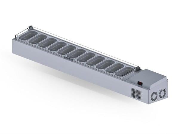 İceinox VTS 200 PL Set Üstü Saladbar 10 GN 1/4 -150