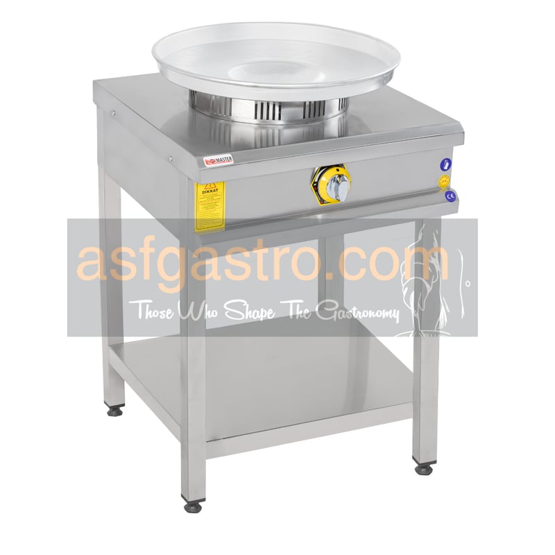 İnoxmaster Taban Raflı Tekli Tantuni Ocağı, Doğalgazlı / LPG, 50X50X85 cm