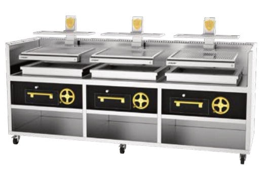 Josper PVJ-76-1-1-MB Ayaklı Açık Kömürlü Izgara, 8 kg Kömür