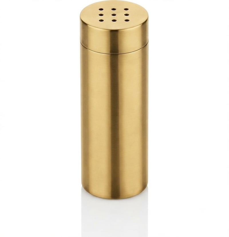 Kitchen Mall Boru Tuzluk (PVD Gold) 304 KM480