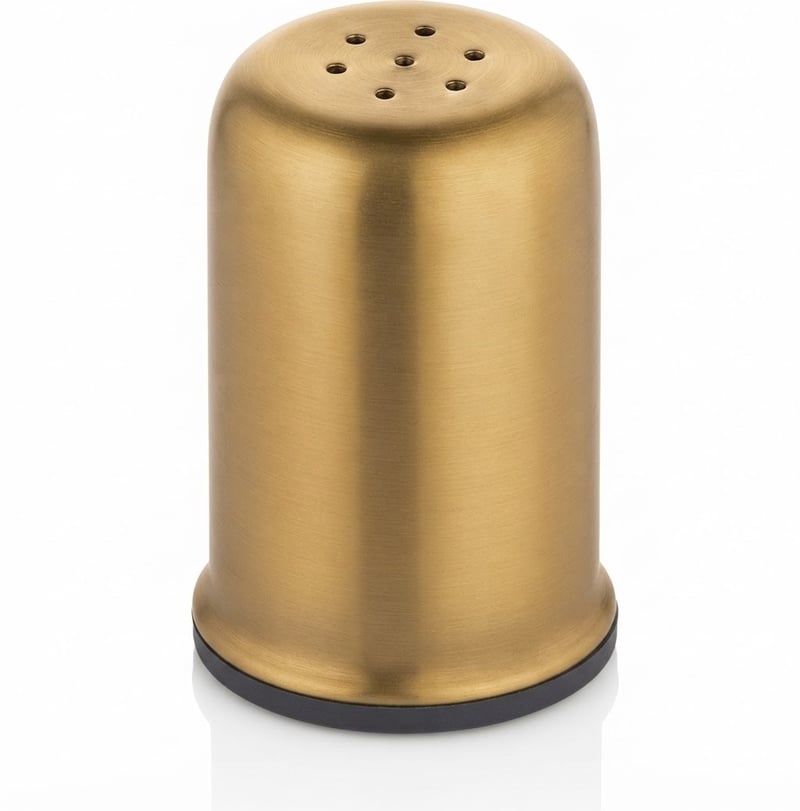 Kitchen Mall Büyük Tuzluk PVD Gold (Silikon Tıpalı) KM530