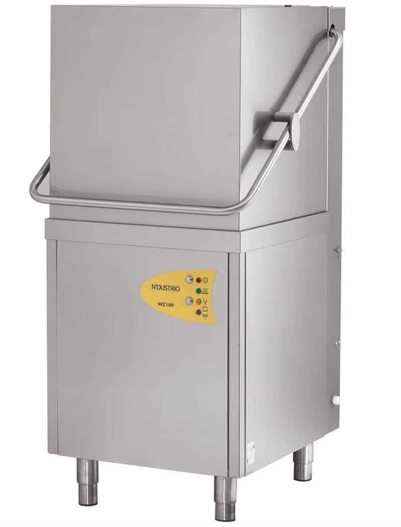 Ndustrio WZ-100 D Giyotin Tip Bulaşık Makinesi, Drenaj Pompalı, 1000 tabak/saat