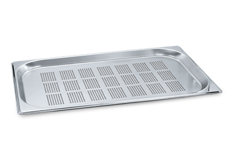 Net Çelik GN 1/1 - 10  cm Delikli Gastronom Küvet (53 x 32.5 cm) 14 lt  