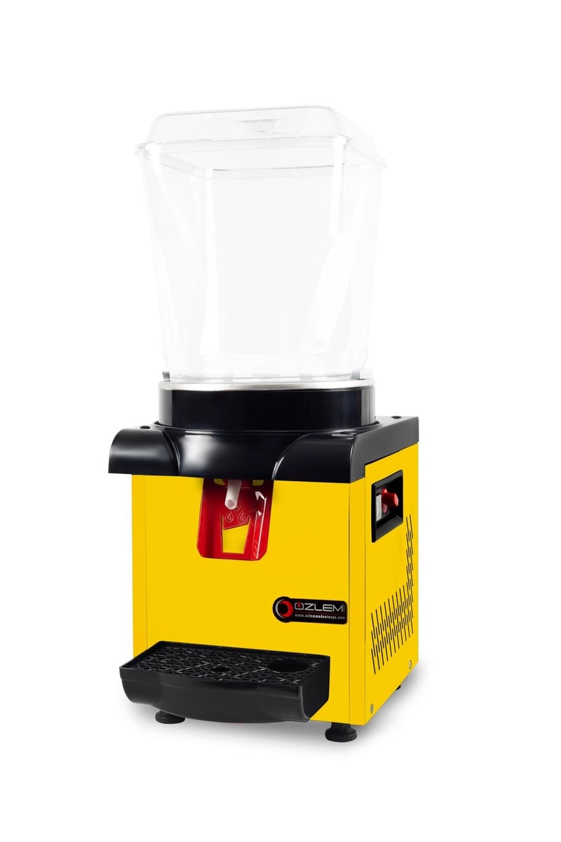 Özlem 10 Lt. Limonata Ayran Makinesi Manuel, Sarı