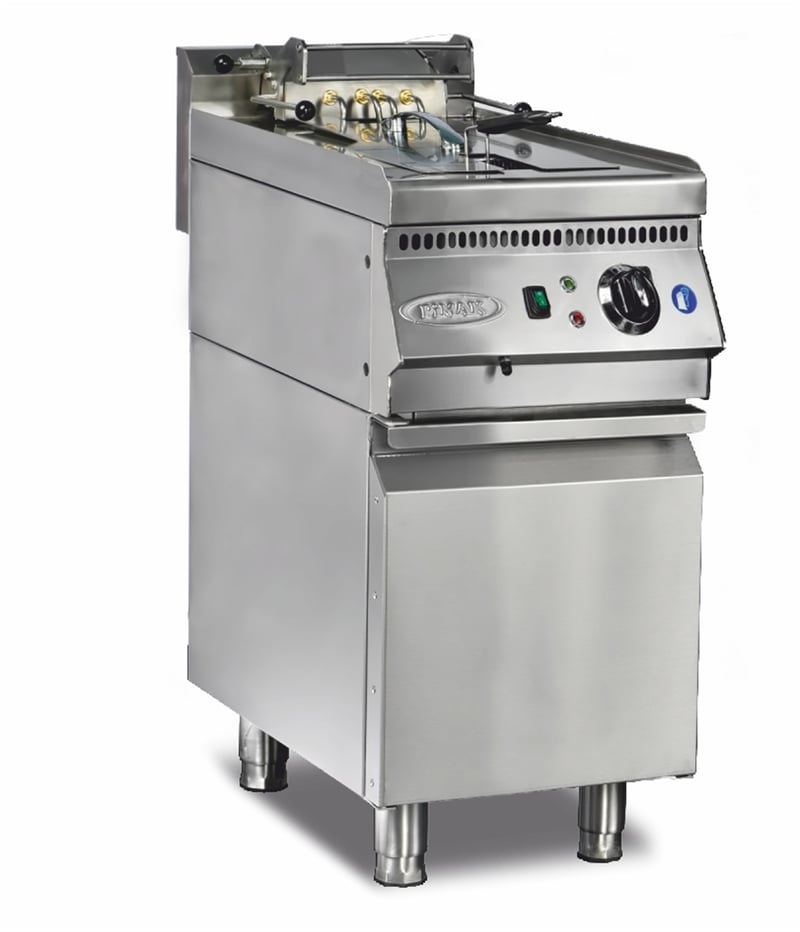 Pimak 24 Litre Gazlı Fritöz, Alt Dolaplı, 40×90×85 Cm