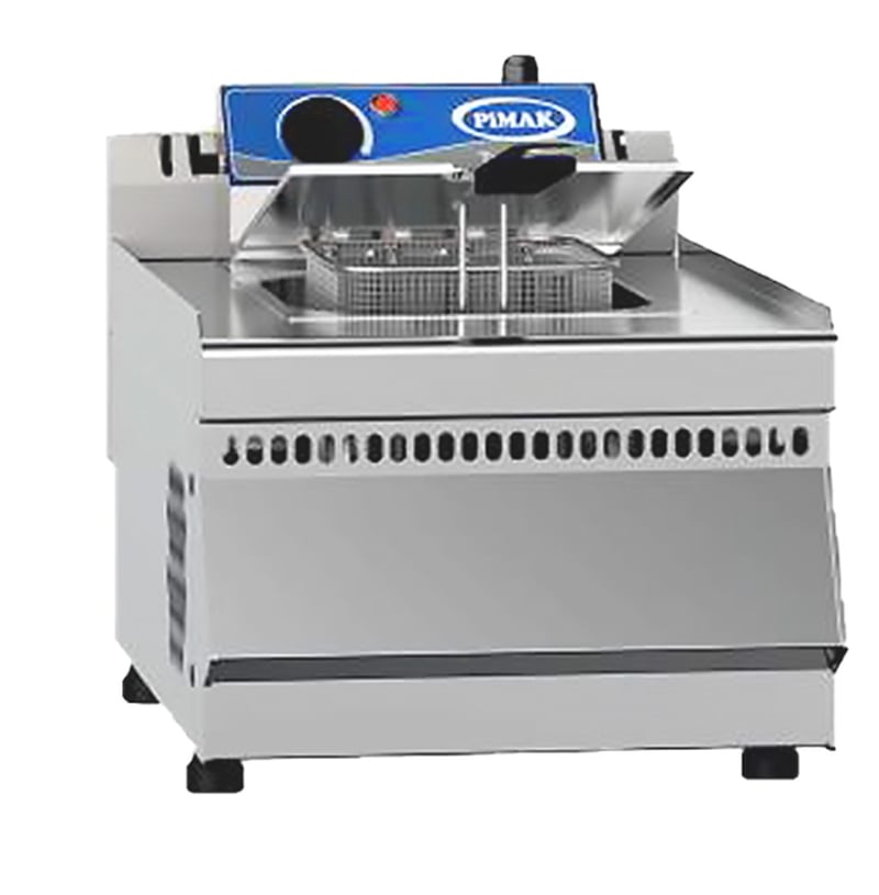 Pimak M062 Set Üstü Fritöz, 10 Litre, Elektrikli, 40×60×30 cm