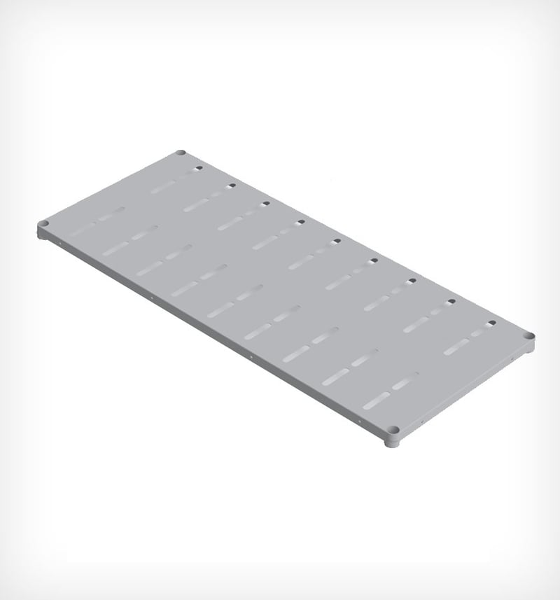 Portashelf Boyalı Perfore Tablalı İstif Rafı, 4 Katlı, 137x183 cm