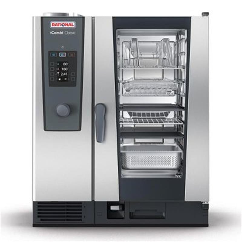 Rational iCombi Classic 10-1/1 Buhar Konveksiyonlu Fırın, 10×1/1 GN Kapasiteli, Elektrikli