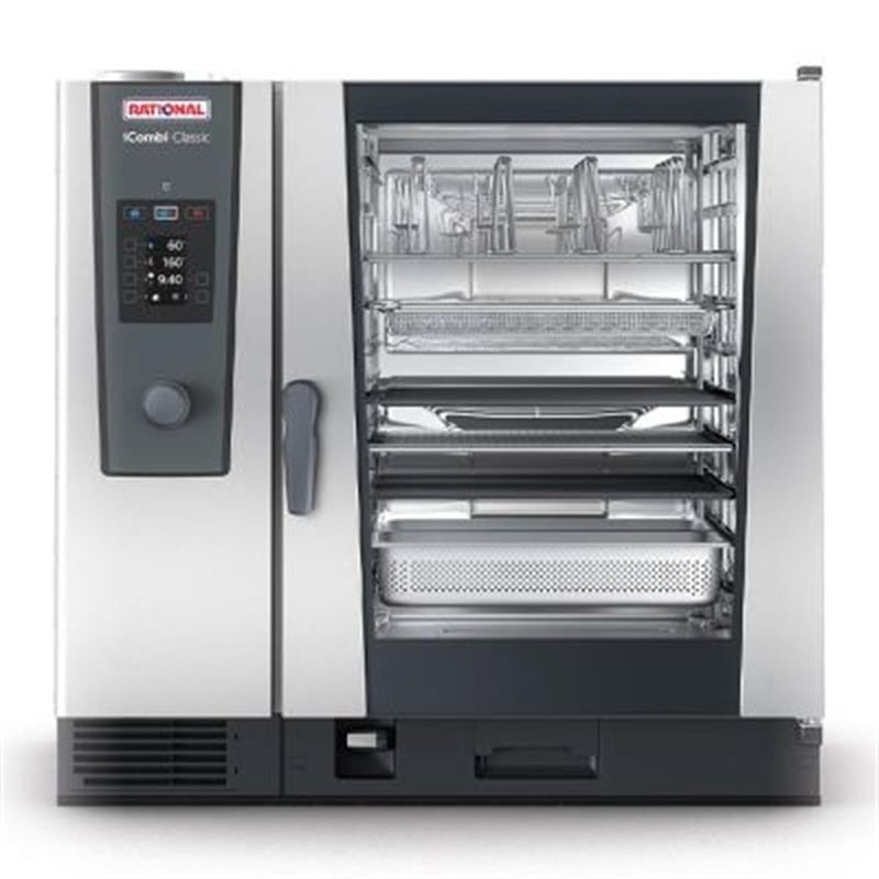 Rational iCombi Classic 10-2/1 Konveksiyonlu Fırın, 10×2/1 GN Kapasiteli, Elektrikli