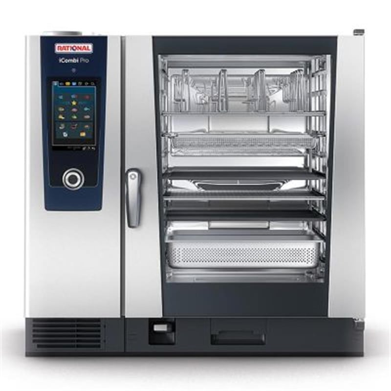 Rational iCombi Pro 10-2/1 Konveksiyonlu Fırın, 10×2/1 GN Kapasiteli, Gazlı