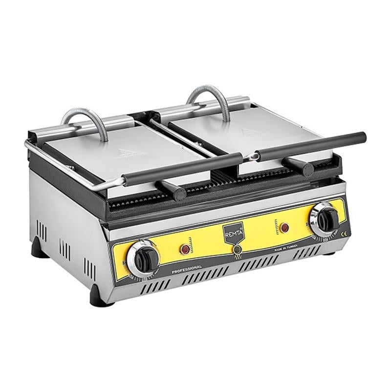 Remta R80 Tam Oluklu Tost Makinesi, 20 Dilim, Çift Kapaklı, Elektrikli R80