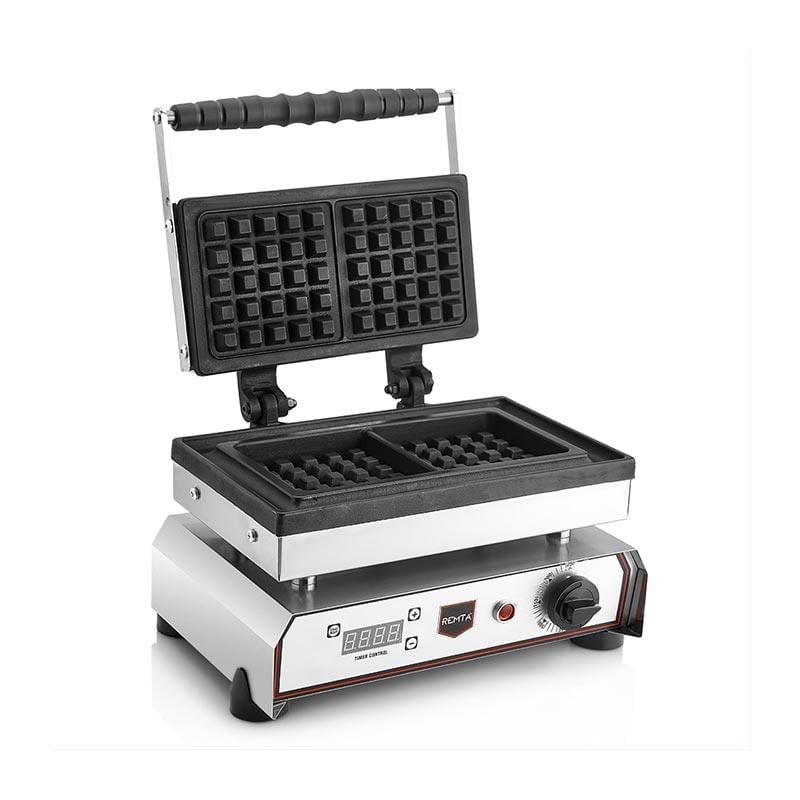 Remta W35 Mini Kare Model Waffle Makinesi, Elektrikli W35