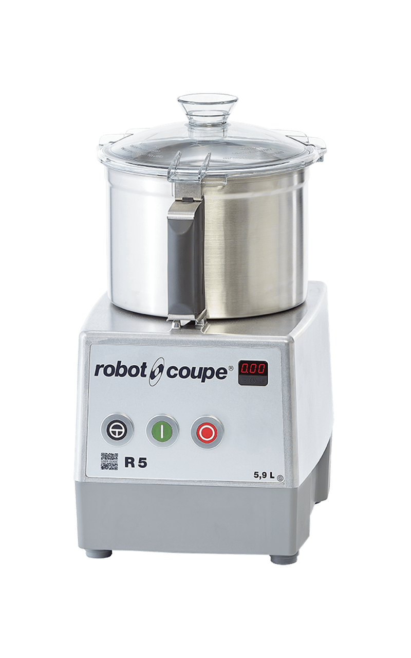 Robot Coupe R 5 Plus Set Üstü Sebze Parçalama Makinesi, 5.5 L, 230 V