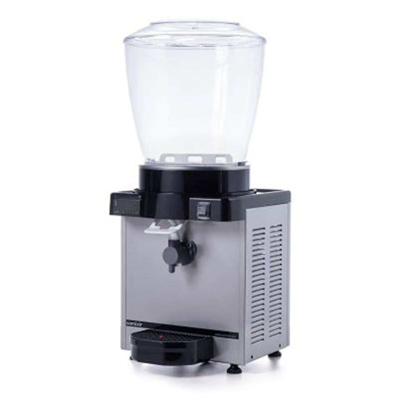 Samixir Panoramik Köpüklü Ayran Dispenseri, 22 L, Dijital, Inox