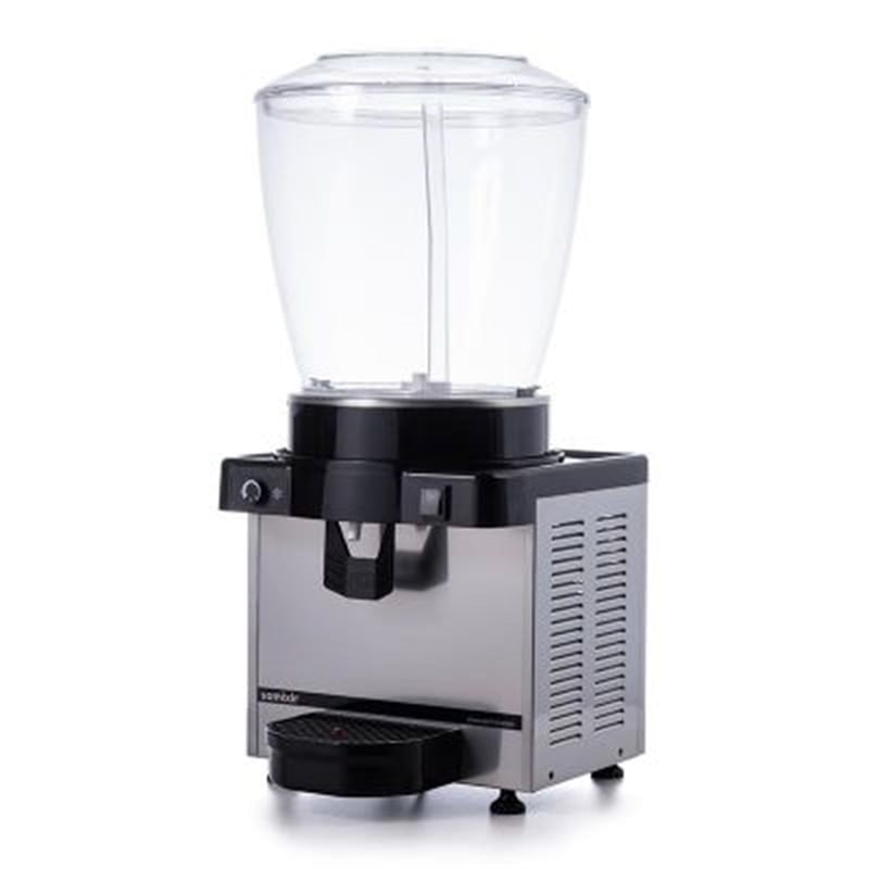 Samixir S22 Fıskiyeli Soğuk İçecek Dispenseri, 22 L, Panoramik, Analog, Inox