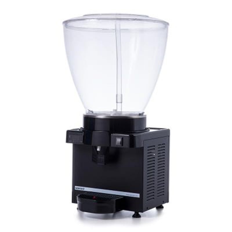 Samixir S40 Fıskiyeli Soğuk İçecek Dispenseri, 40 L, Panoramik, Dijital, Siyah