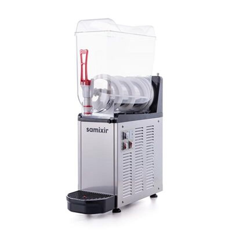 Samixir Slush Mono Allure Granita ve Meyve Suyu Dispenseri, 12 L, Inox