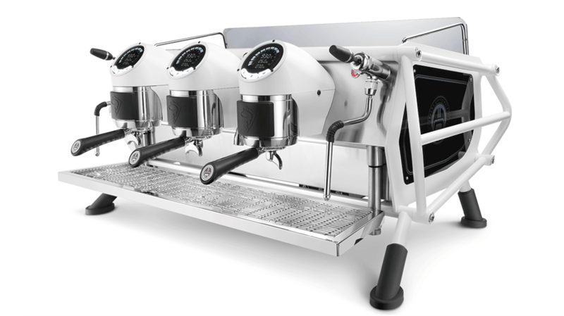 Sanremo Café Racer Custom Black & White Espresso Kahve Makinesi, 2 Gruplu