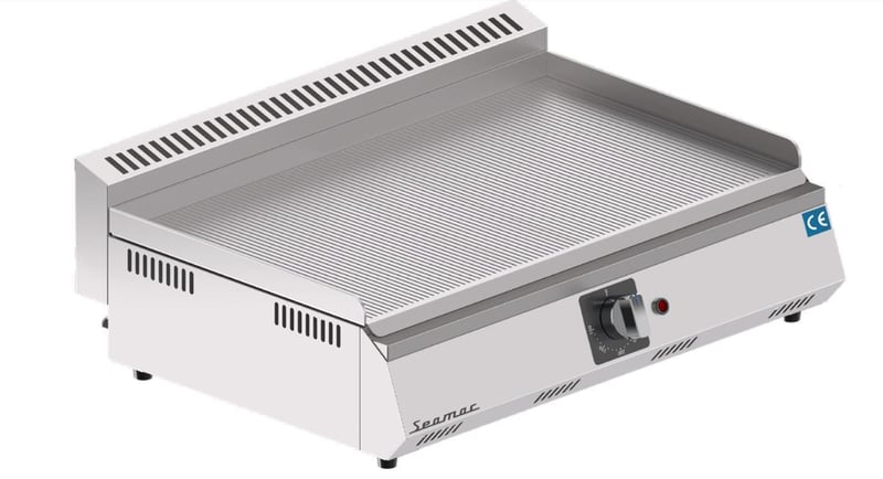 Seamac Elektrikli Playt Izgara 100 cm, Oluklu Yüzey