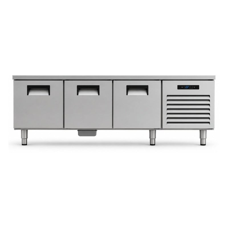 Şenox CAU-3N703C Pişirici Altı Buzdolabı, GN 1/3 Üç Çekmeceli, 200*70*60 cm