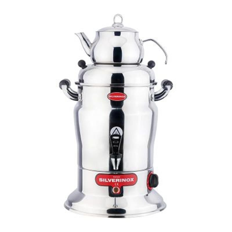 Silverinox 7 Litre, Çay Semaveri, 1 Demlikli