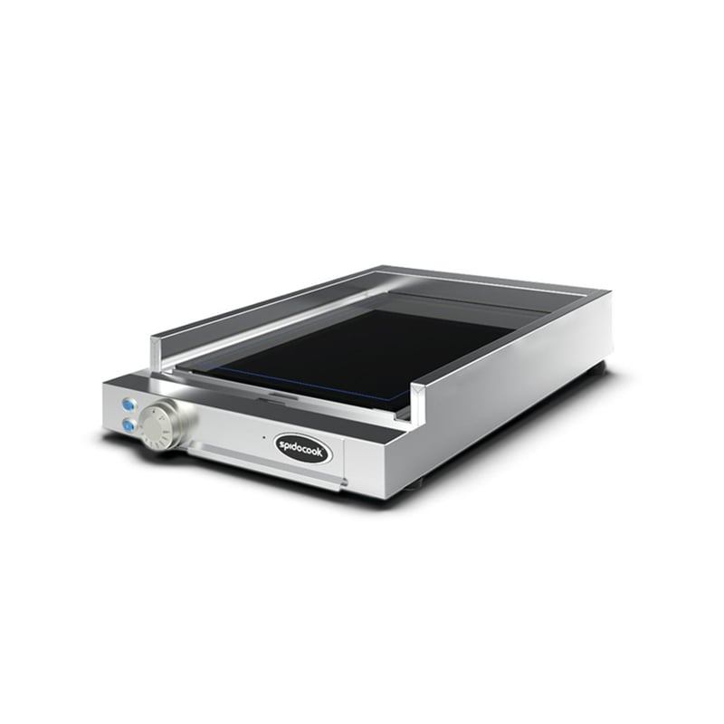 Spidocook Spido Flat Düz Yüzey Seramik Camlı Izgara, Tost Makinesi, SP 200