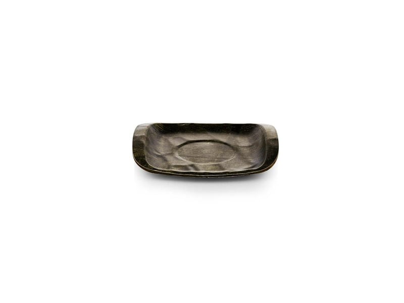 Tria Hibrit Ahşap Rölyefli Çay Tabağı 12*10 cm