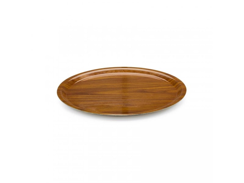 Tria Kraft Oval Tepsi Kaymaz Parlak Yüzey 38 cm