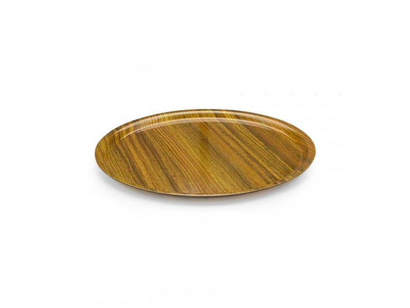 Tria Kraft Oval Tepsi Sade Parlak Yüzey 38 cm