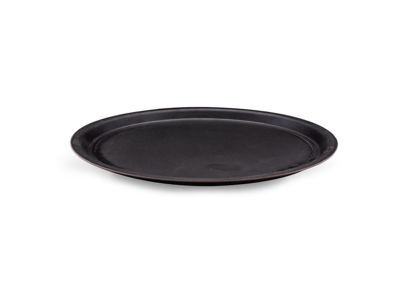 Tria Kraft Oval Tepsi Sade Parlak Yüzey 38 cm