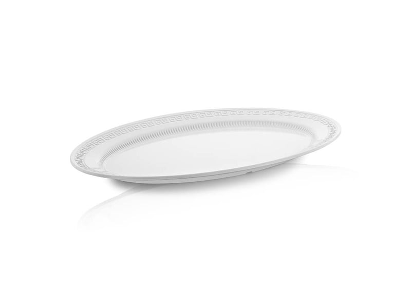 Tria Melamin Gravürlü Kayık Tabak 32*51 cm
