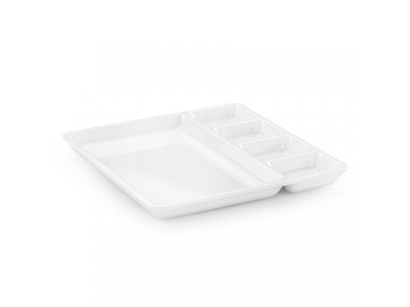 Tria Porelin Beş Gözlü Kahvaltı Tabldotu 21,5x22,5 cm
