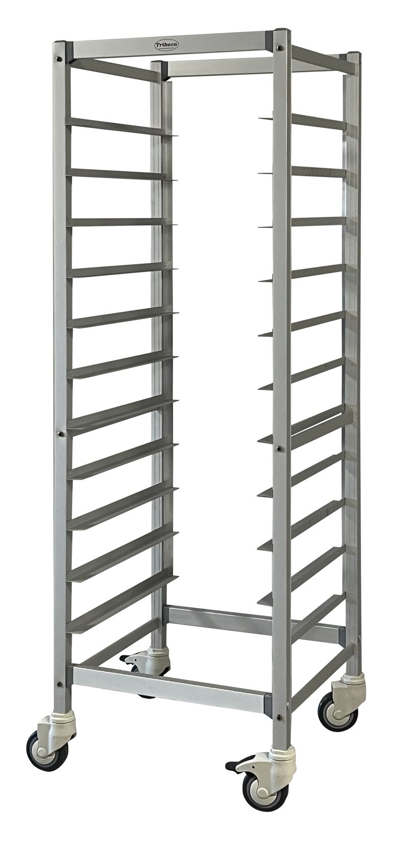 Tribeca Basket Taşıma Arabası Alüminyum Demonte 11 raflı, 520x580x1770 mm