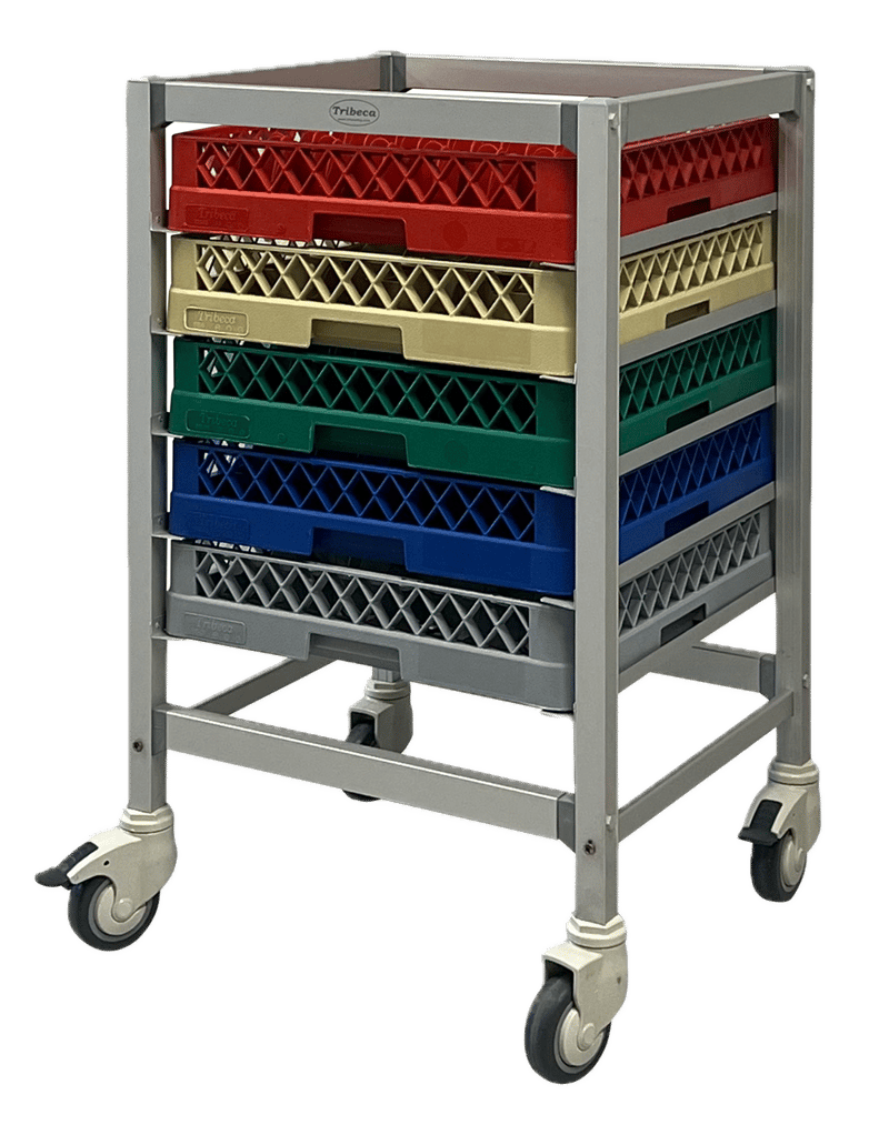 Tribeca Basket Taşıma Arabası Alüminyum Demonte 5 raflı, 520x580x960 mm