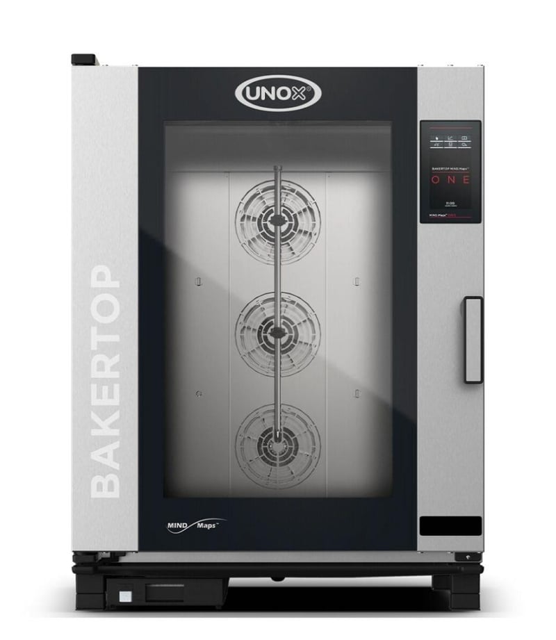 Unox Bakertop One Combi Fırın, 40×60 Cm 10 Tepsi Kapasiteli, Elektrikli, XEBC-10EU-E1RM
