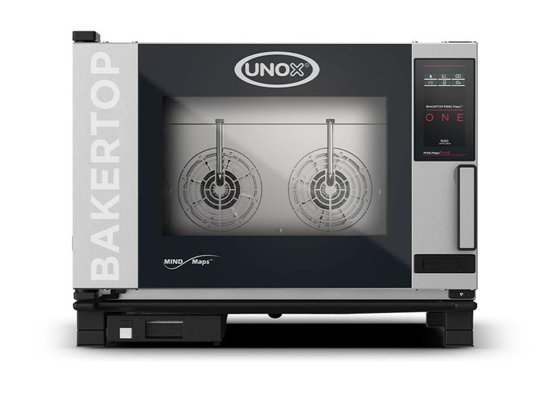 Unox Bakertop One Combi Fırın, 40×60 Cm 4 Tepsi Kapasiteli, Elektrikli, XEBC-04EU-E1RM