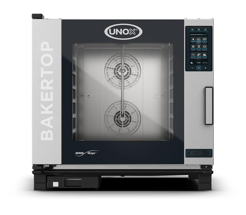 Unox Bakertop Plus Combi Fırın, 40×60 Cm 6 Tepsi Kapasiteli, Gazlı, XEBC-06EU-GPRM