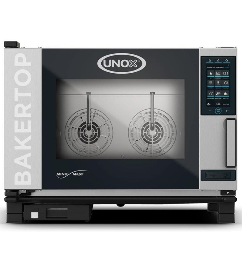 Unox Bakertop Plus Combi Fırın, 40×60 Cm 4 Tepsi Kapasiteli, Elektrikli, XEBC-04EU-EPRM