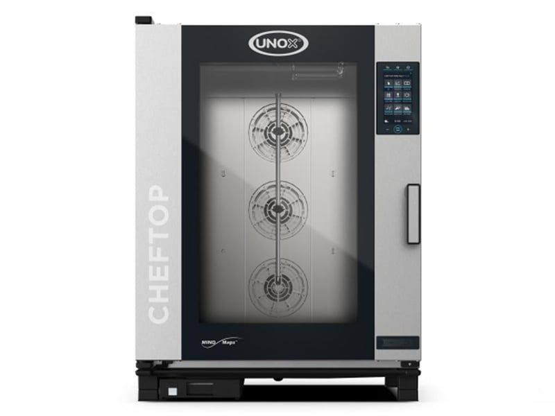 Unox Cheftop Plus Combi Fırın, 10 GN 2/1 Kapasiteli, Gazlı, XEVC-1021-GPRM