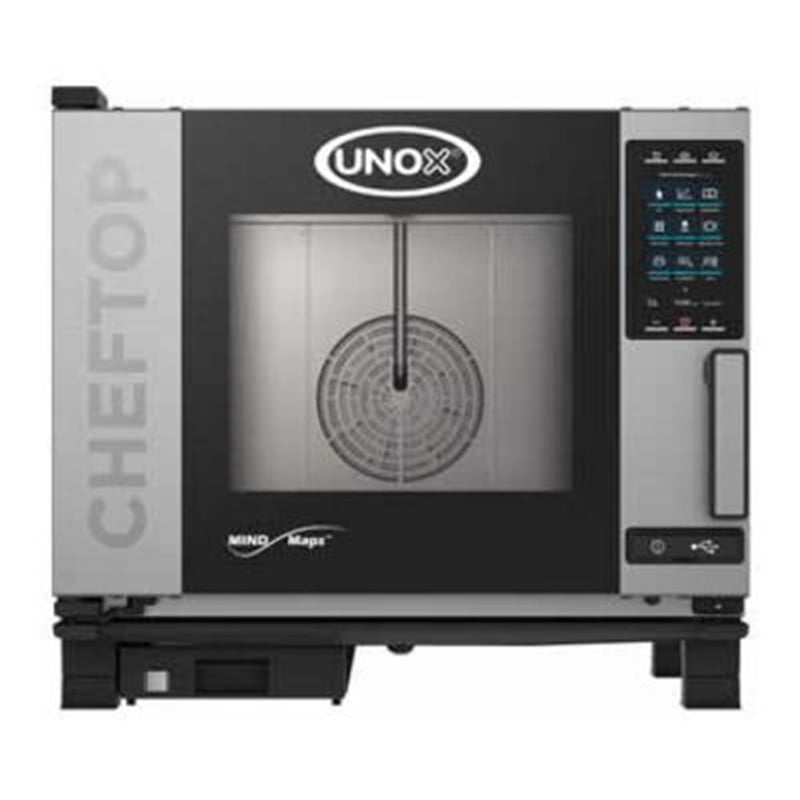 Unox Cheftop Plus Combi Fırın, 5 GN 1/1 Kapasiteli, Gazlı, XEVC-0511-GPRM