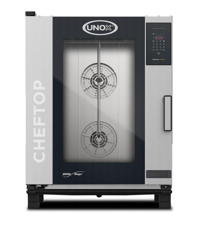 Unox Cheftop Zero Konveksiyonlu Fırın, 10 GN 1/1 Kapasiteli, Elektrikli, XEVC-1011-EZRM
