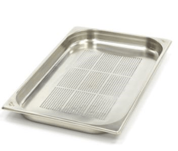 Üret Delikli Gastronom Küvet, Gn 1/1-4 cm, 530*325 cm, 5 Lt.
