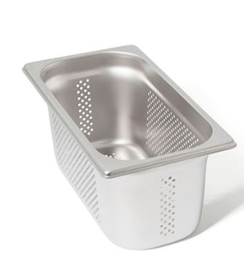 Üret Delikli Gastronom Küvet, Gn 1/3-15 cm, 32,5*17,5 cm, 5,7 Lt.