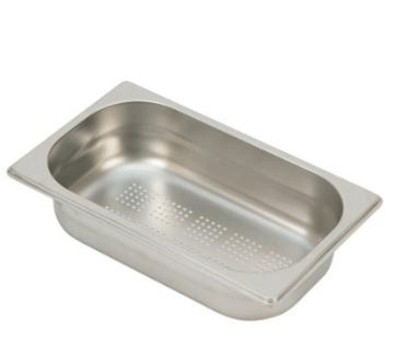 Üret Delikli Gastronom Küvet, Gn 1/4-6,5 cm, 26,5*16,2 cm, 1,8 Lt.