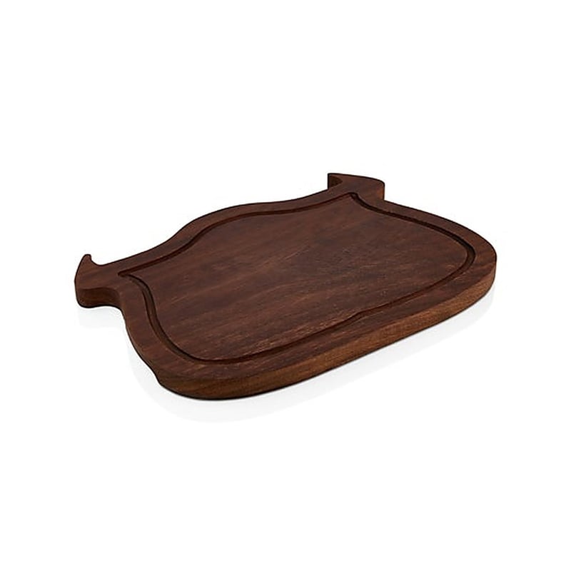 Varan Mutfak Boynuzlu Steak Tahtası 37x27 cm İroko VBST-2152-İ