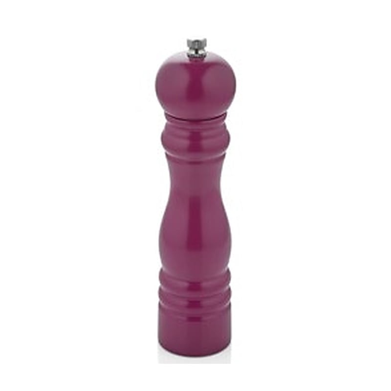 Varan Mutfak Değirmenler Lila Renkli Ahşap K.biber Değirmeni (20 Cm) VRAKB-9031