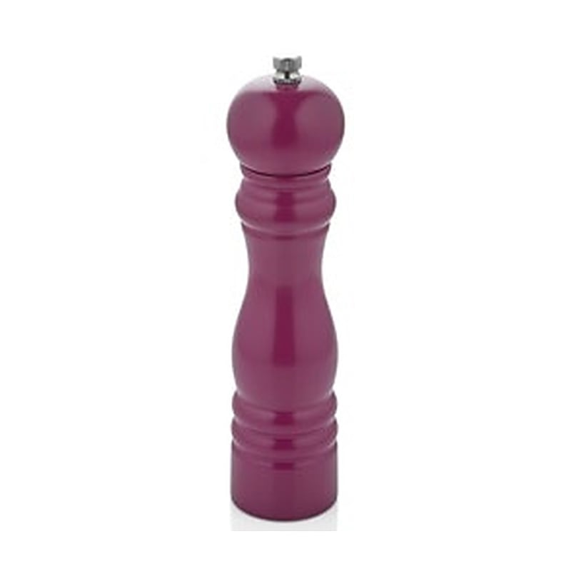Varan Mutfak Değirmenler Lila Renkli Ahşap Tuz Değirmeni (20 Cm) VRAT-9011