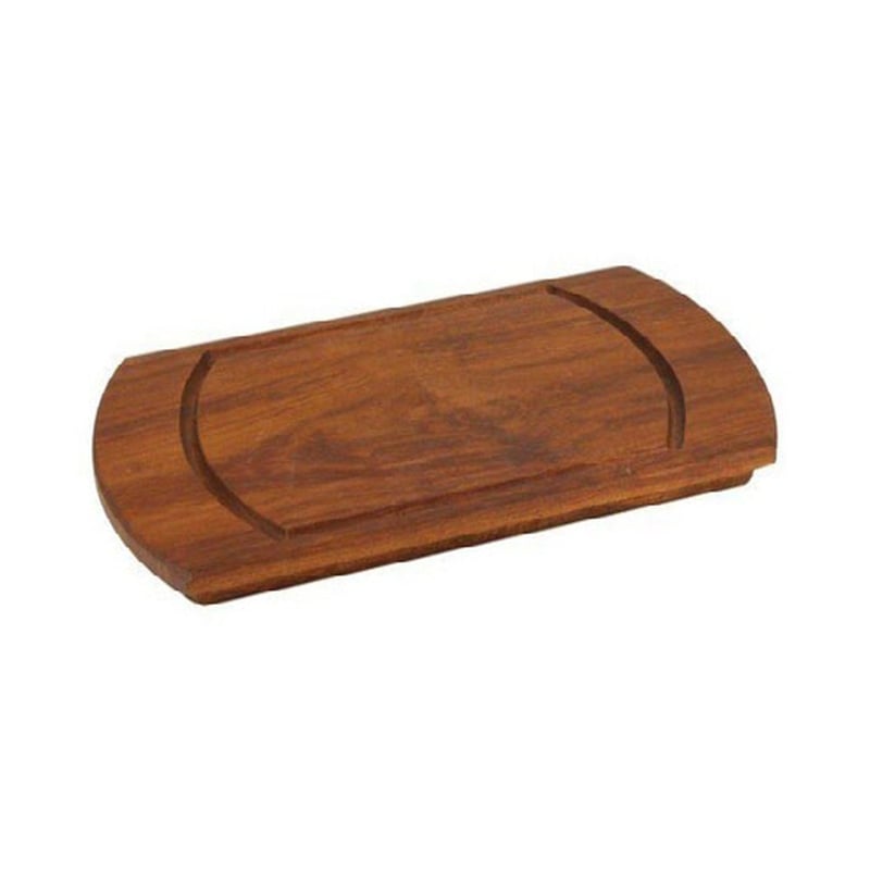 Varan Mutfak Kenarları Oval Steak 39x25 cm Kayın VOST-2162-K