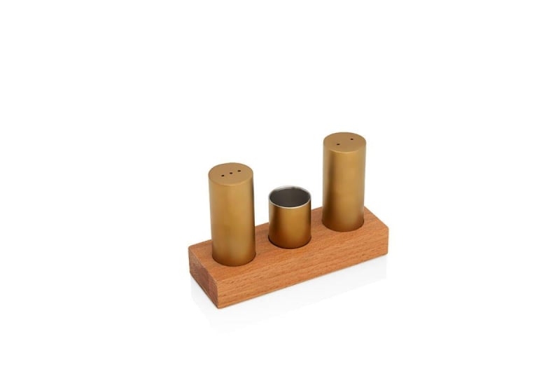 Varan Mutfak Mat Sarı Ahşap Set