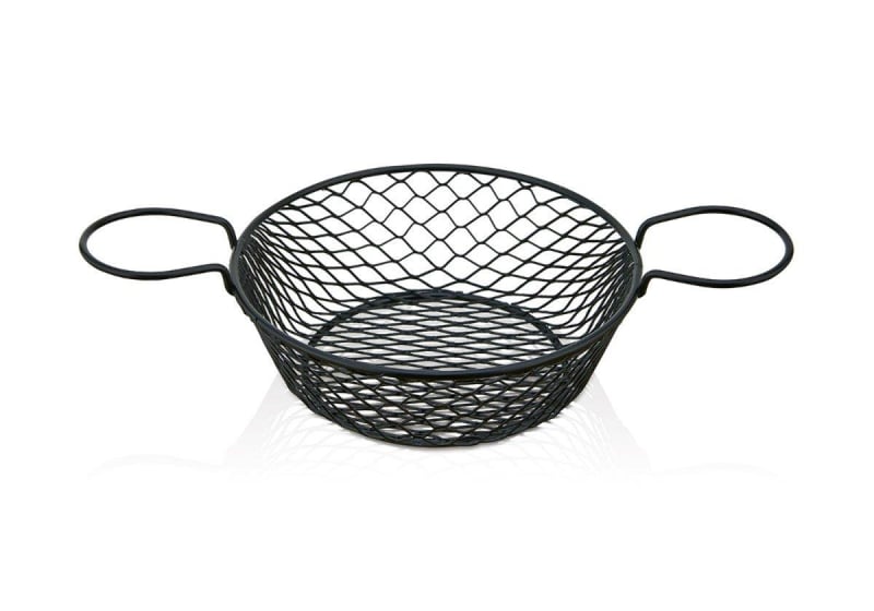Varan Mutfak Oval Sosluklu Sunum Sepeti 41x21x6 cm